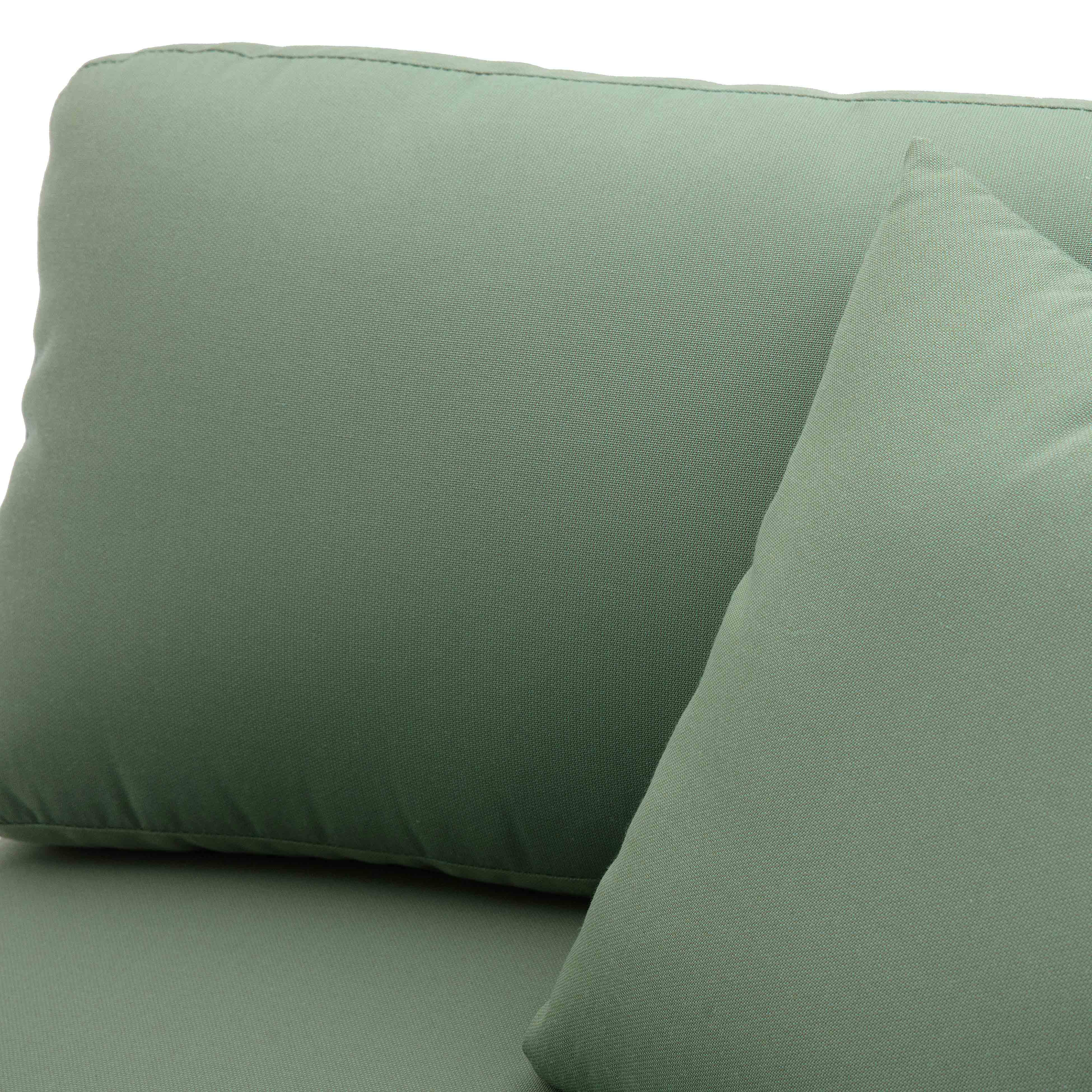 Kapri Moss Green Modular Outdoor RAF Corner Seat