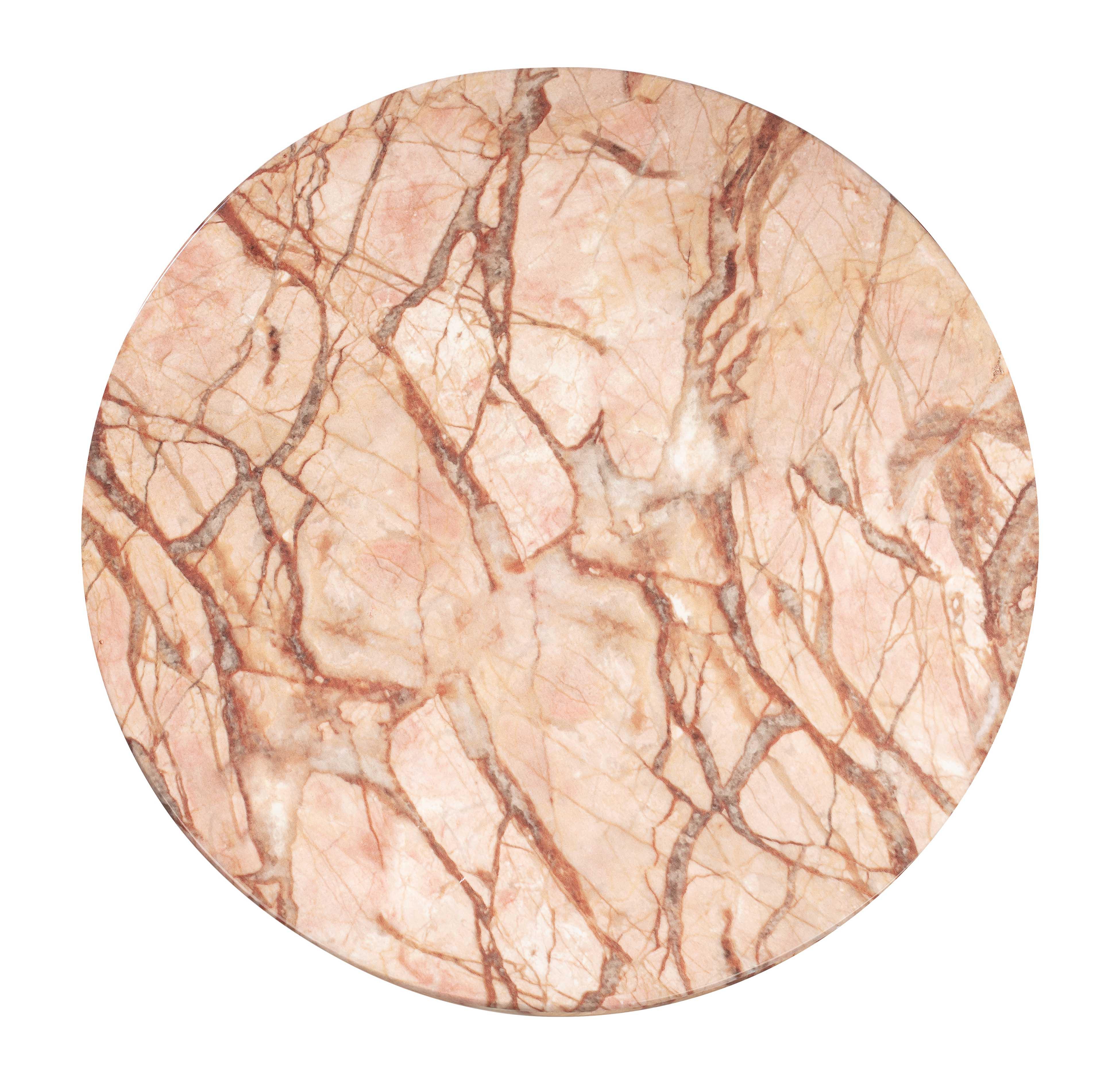 Rue Sunset Marble Side Table - UK