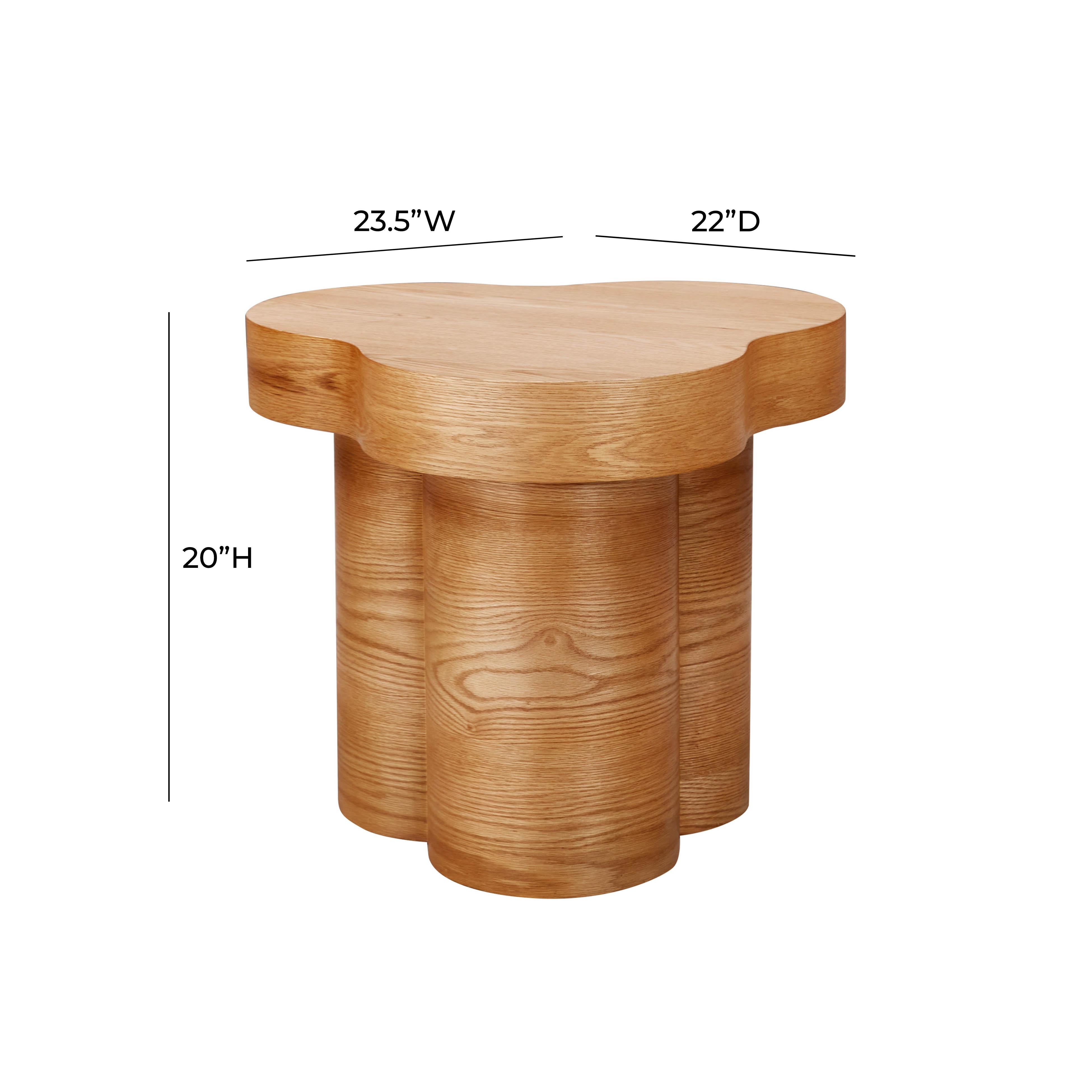 Dora Natural Oak Side Table