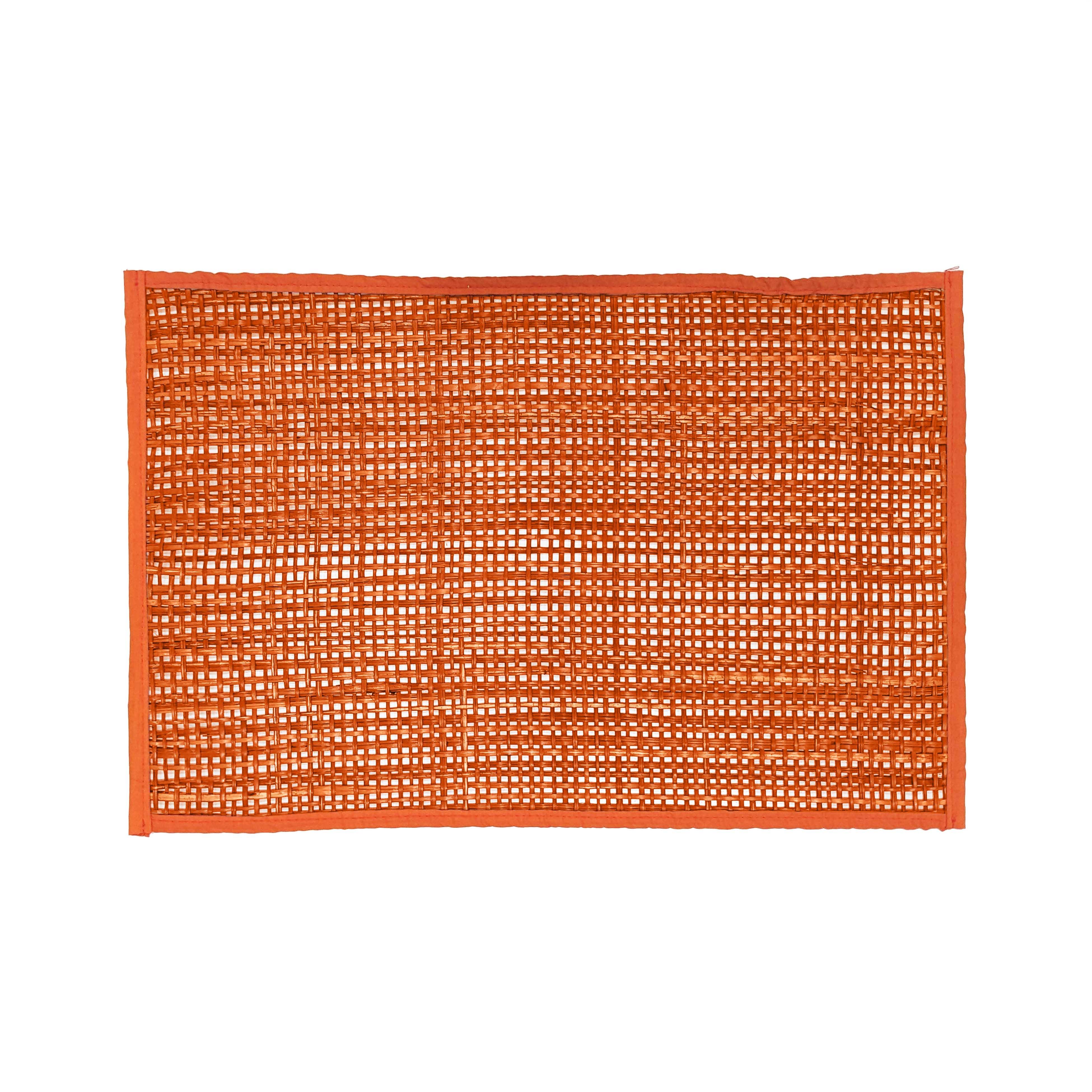 Peele Terracotta Seagrass Placemat - Set of 4