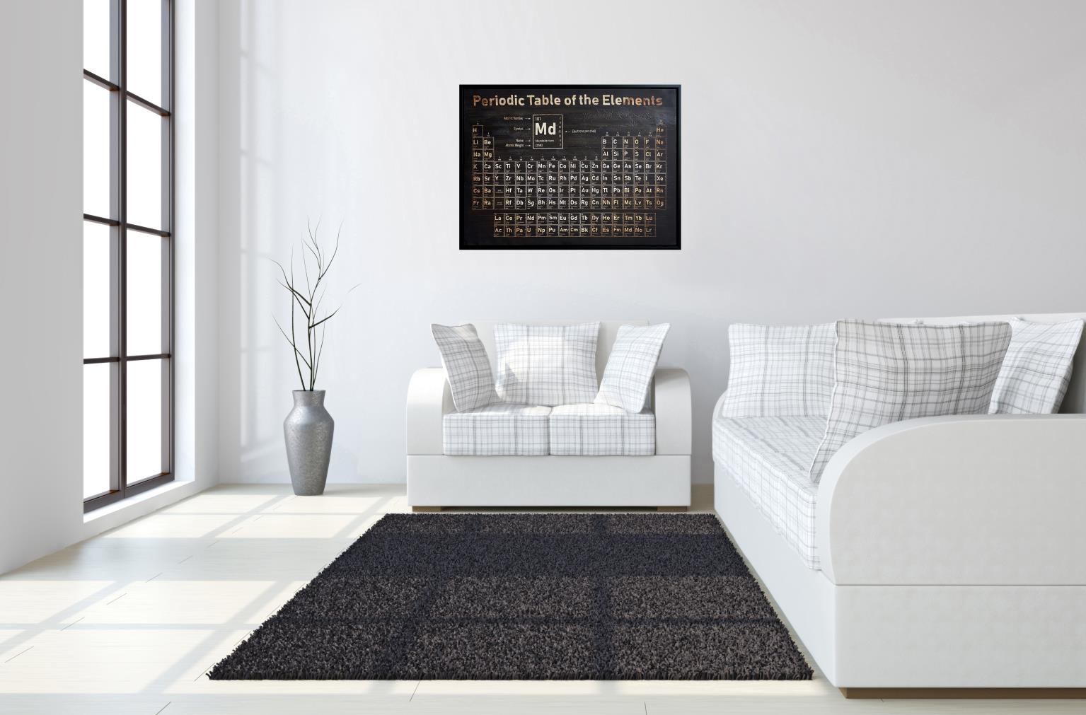 Hand Painted Textured Canvas In Frame Curated Canvas