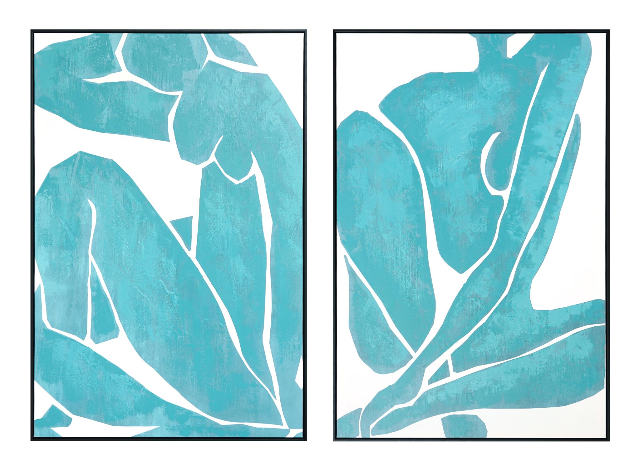 Hd Print Textured Canvas In Frame - Set Curated Canvas