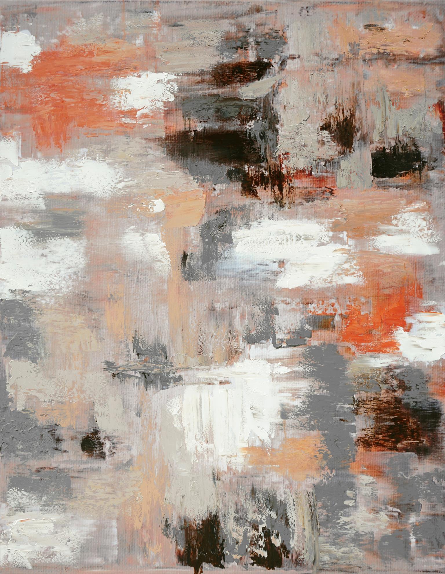 Hand Painted Textured Canvas Curated Canvas