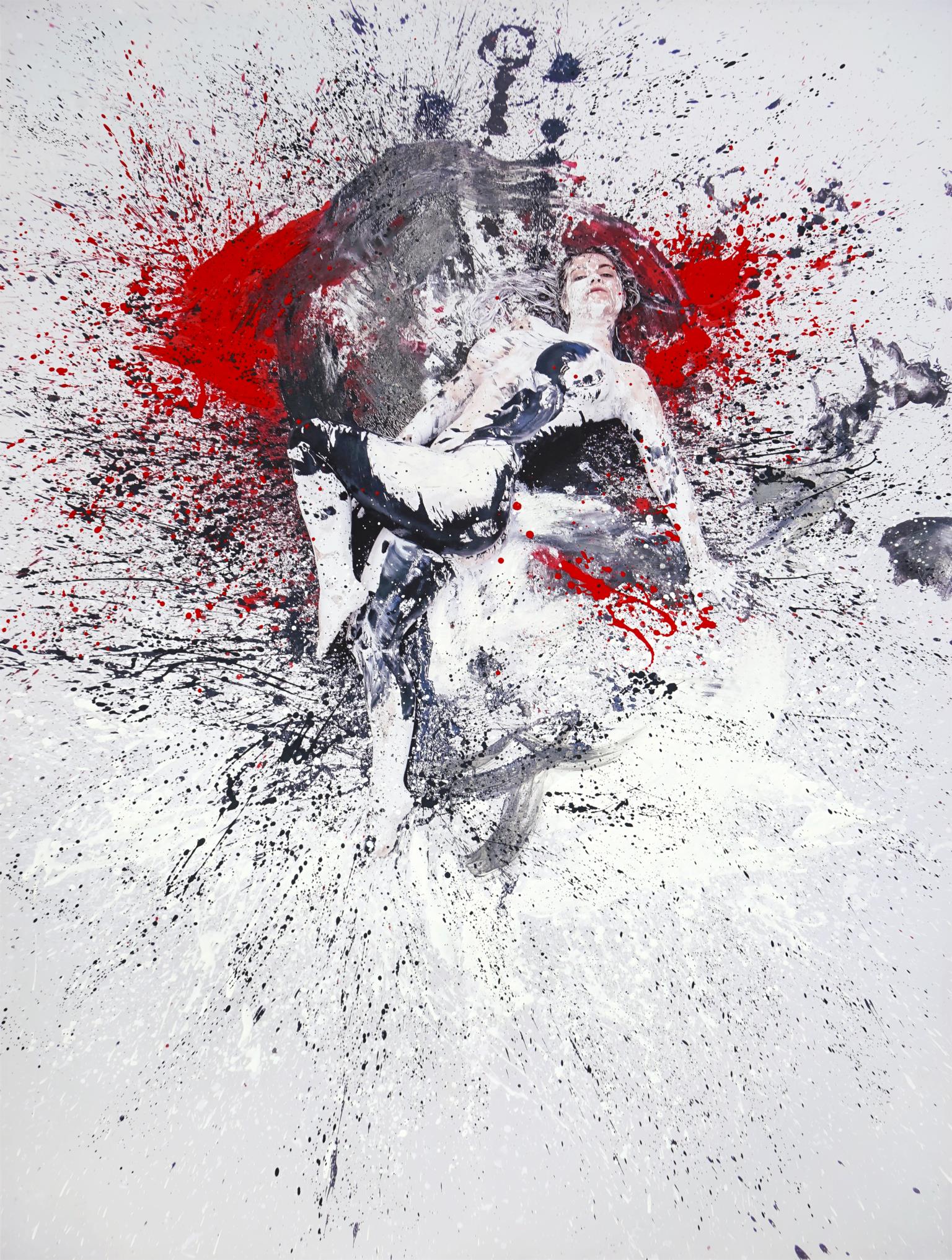 Hand Painted Textured Canvas Curated Canvas