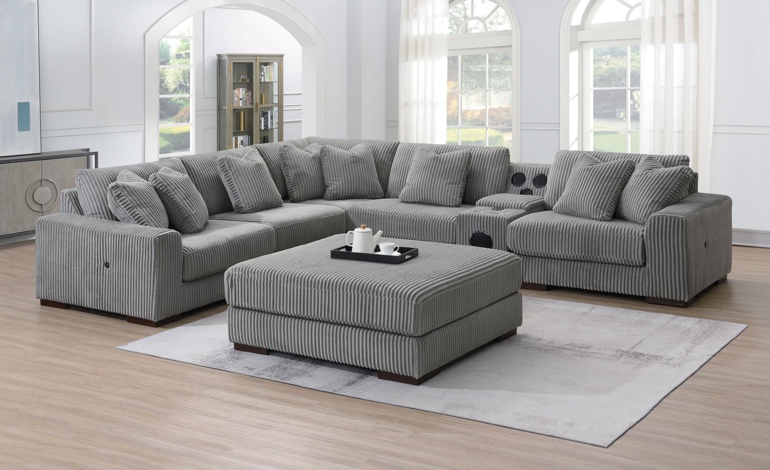 Bowie Gray Living Collection