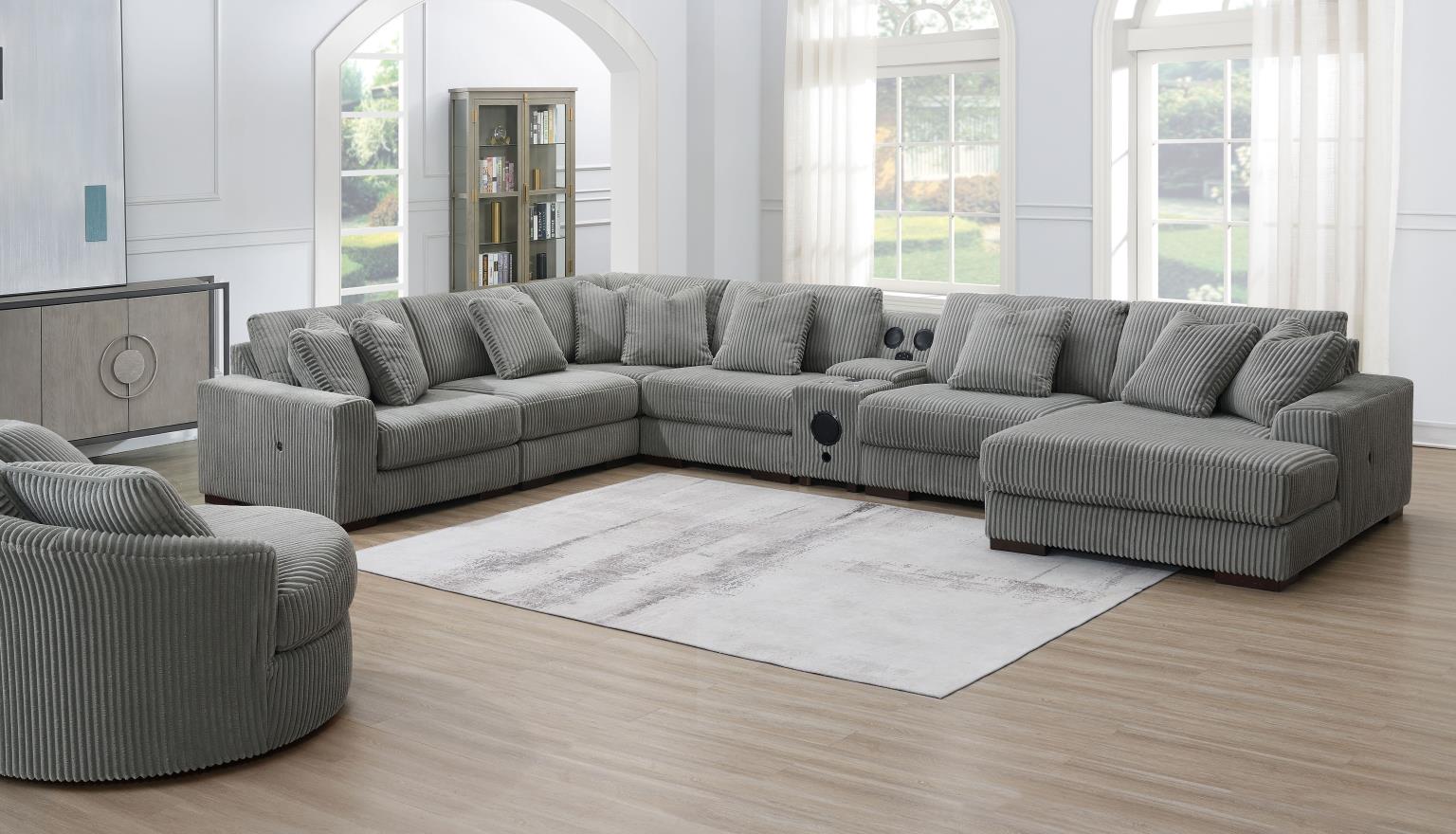 Bowie Gray Living Collection