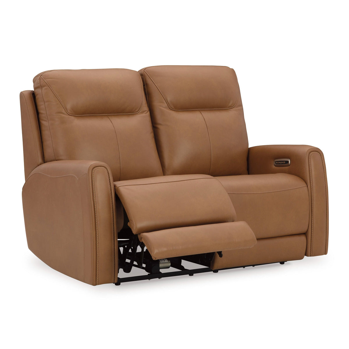 Tryanny Butterscotch Leather Power Reclining Sofa & Loveseat