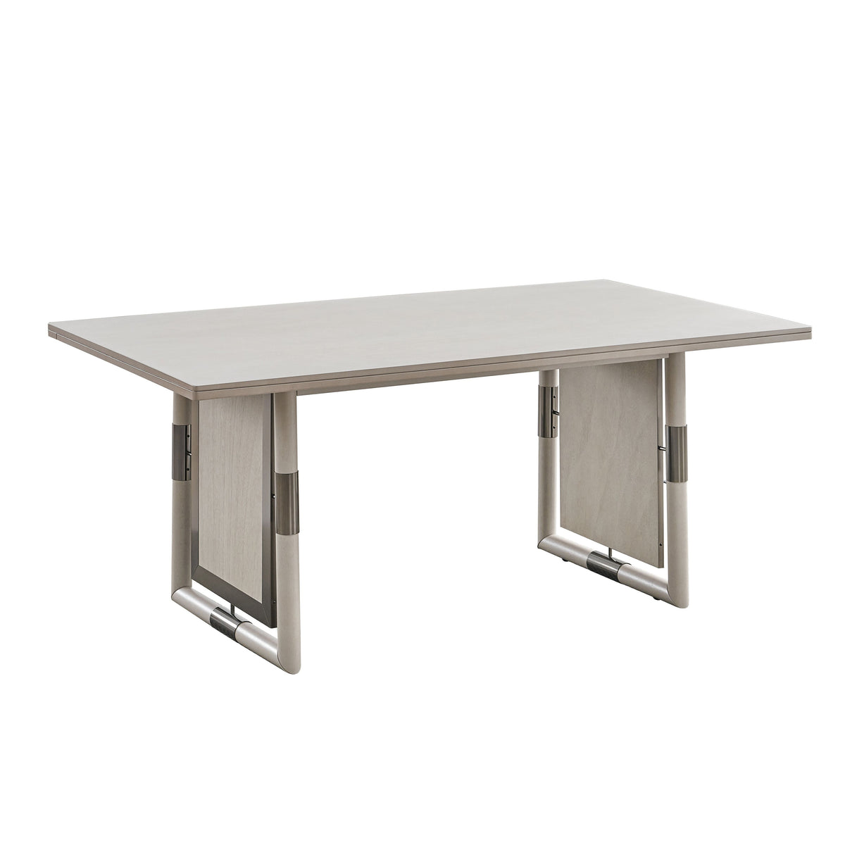 Urban Grey 7-Piece Dining Set — Fabric Chairs