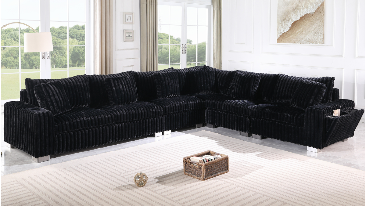 Snuggle Station Sectional — Bluetooth Speakers & Wireless Charging
