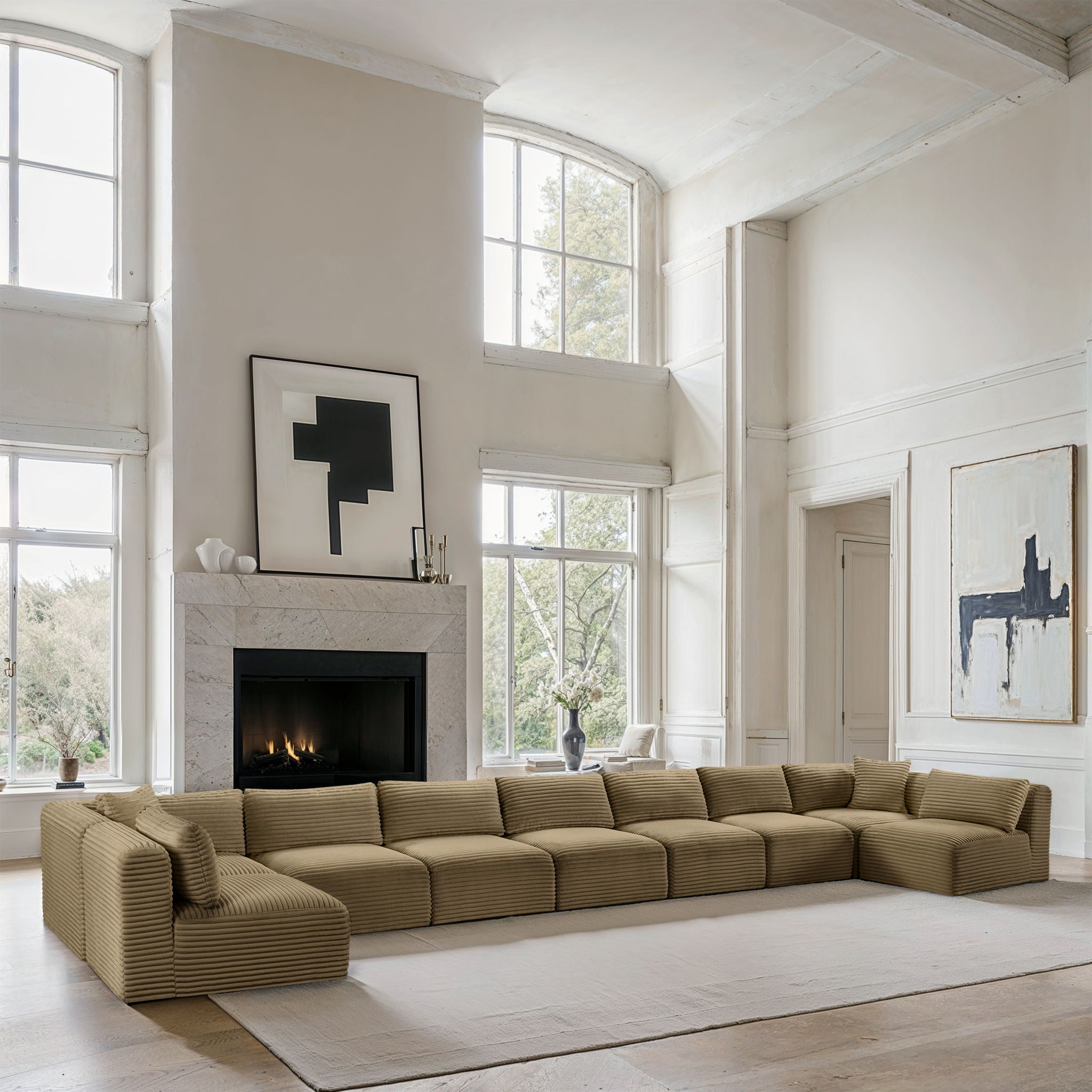 Shaggy - 9 Piece Modular Sectional