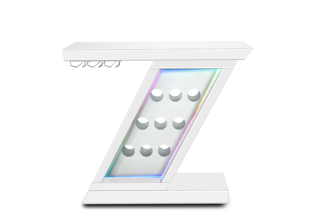 A40 Bar Table — LED Lighting & Wine Storage
