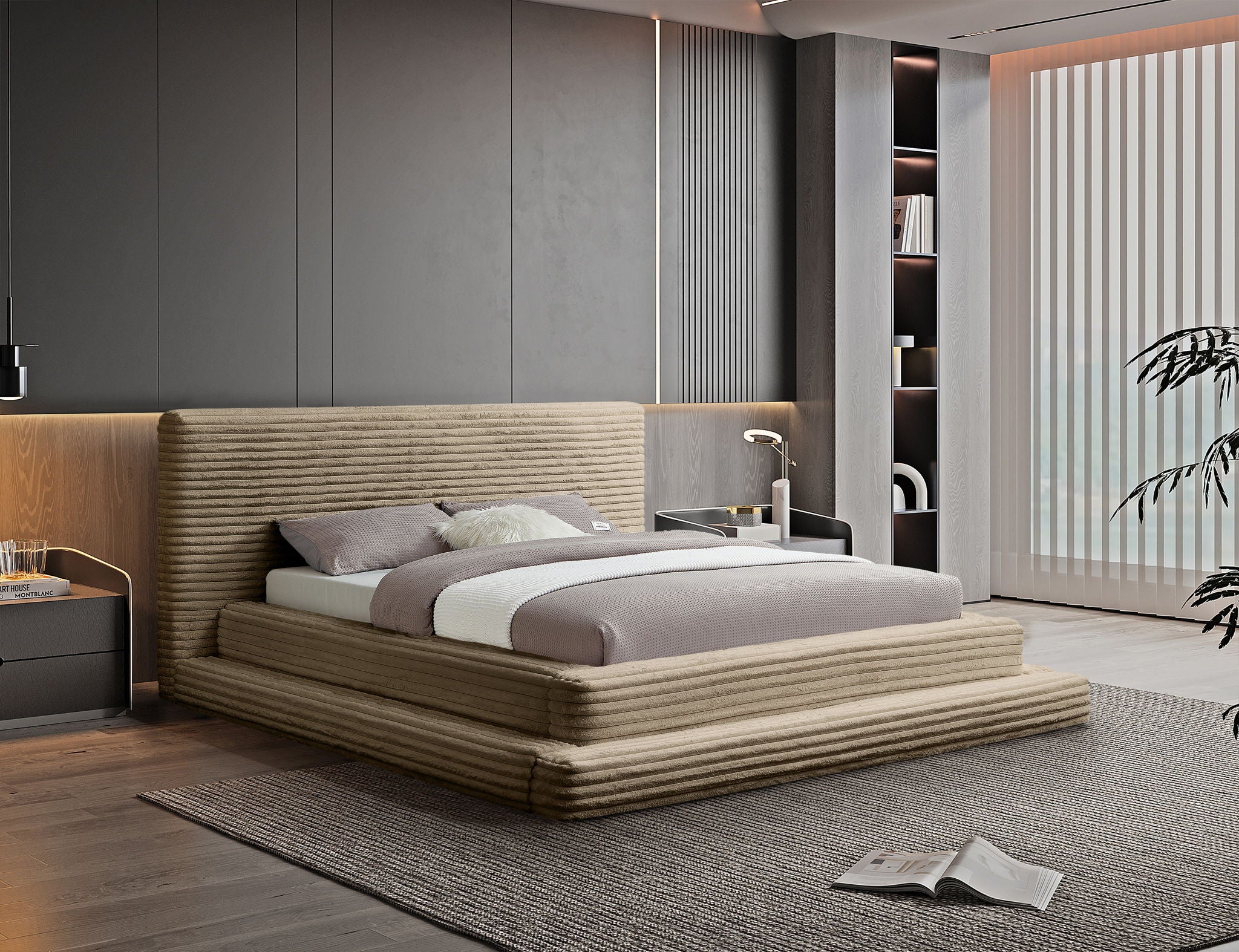 Drew - Fabric Upholstered Bed