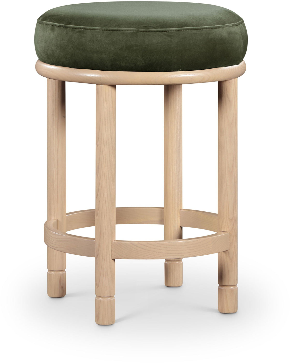 Monette - Counter Stool with Natural Base