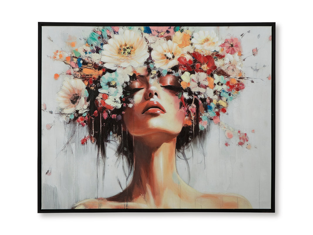 Ashley A8000472 Wall Art — Framed Canvas, 50" Wide