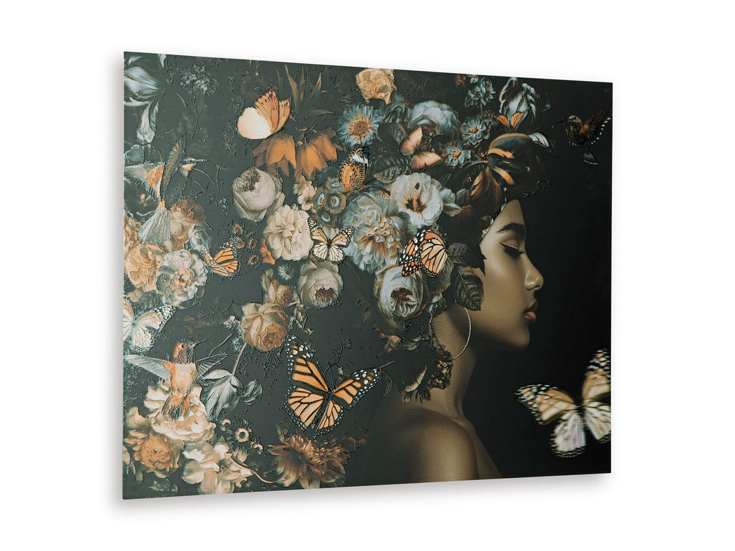 Ashley A8000481 Wall Art — 3D Print on Glass