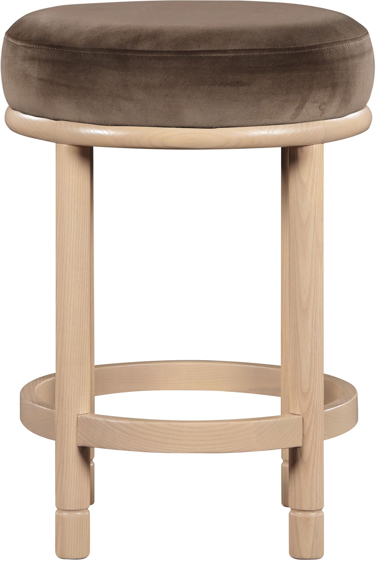 Monette - Counter Stool with Natural Base