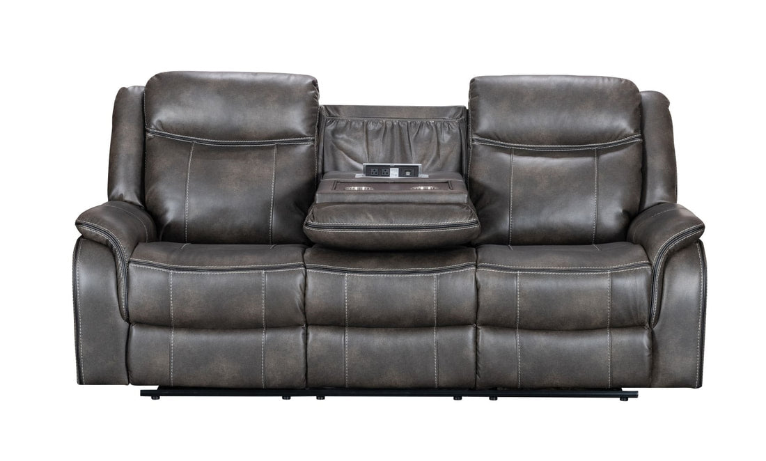 Abigail Gel Grey - Reclining Set