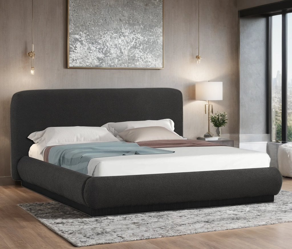 Annie Black Platform Bed — Queen & King