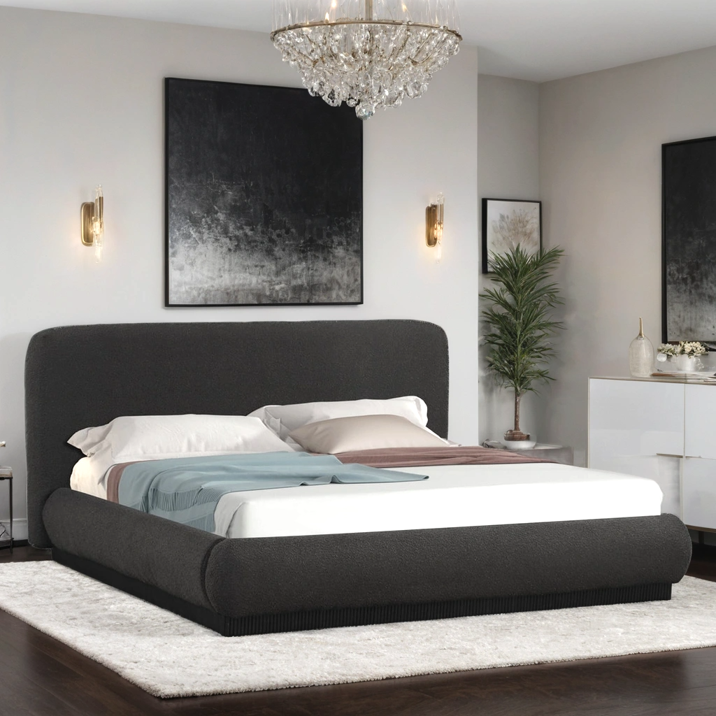 Annie Black Platform Bed — Queen & King
