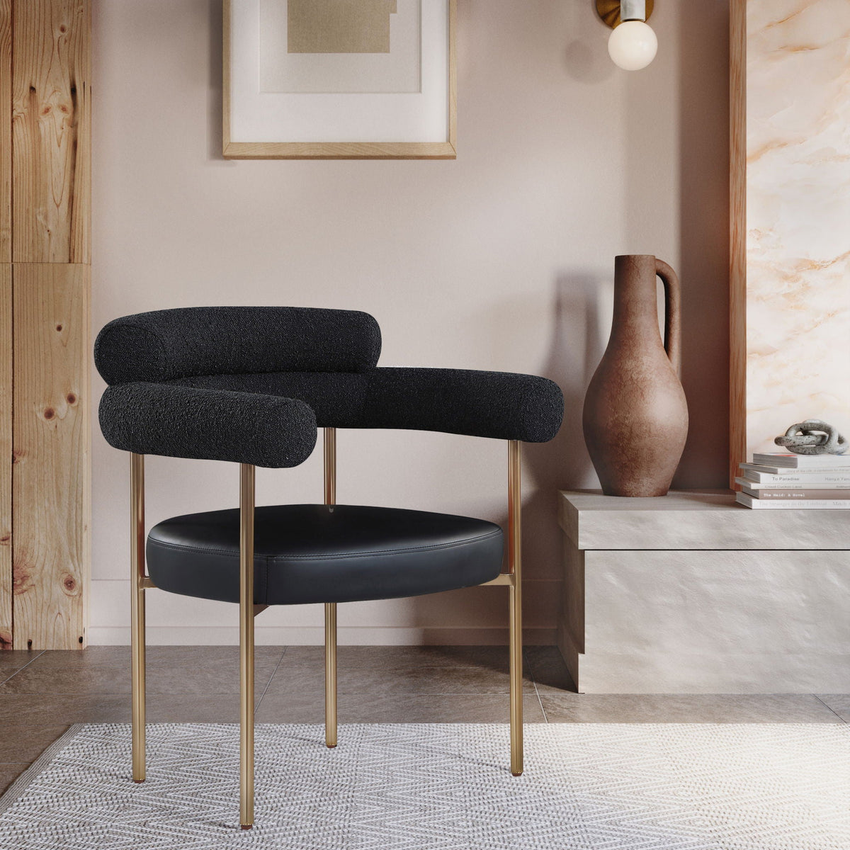 Blake - Dining Chair (Set of 2) with Bronze Legs