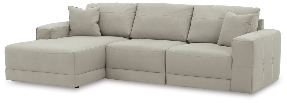 Next-Gen Gaucho Gray Modular Sectional — Left-Arm Corner Chaise 3-Piece Sectional
