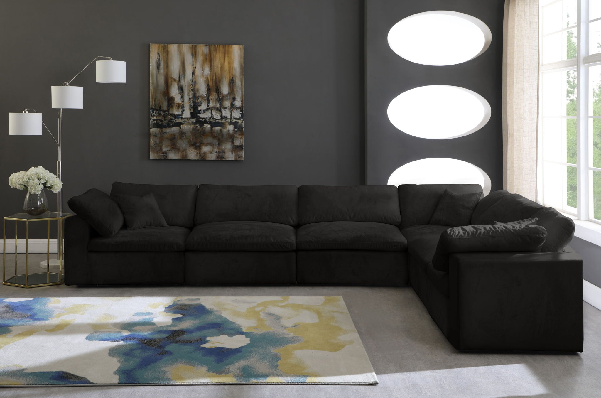 Cozy - 6 Piece Modular Corner Sectional