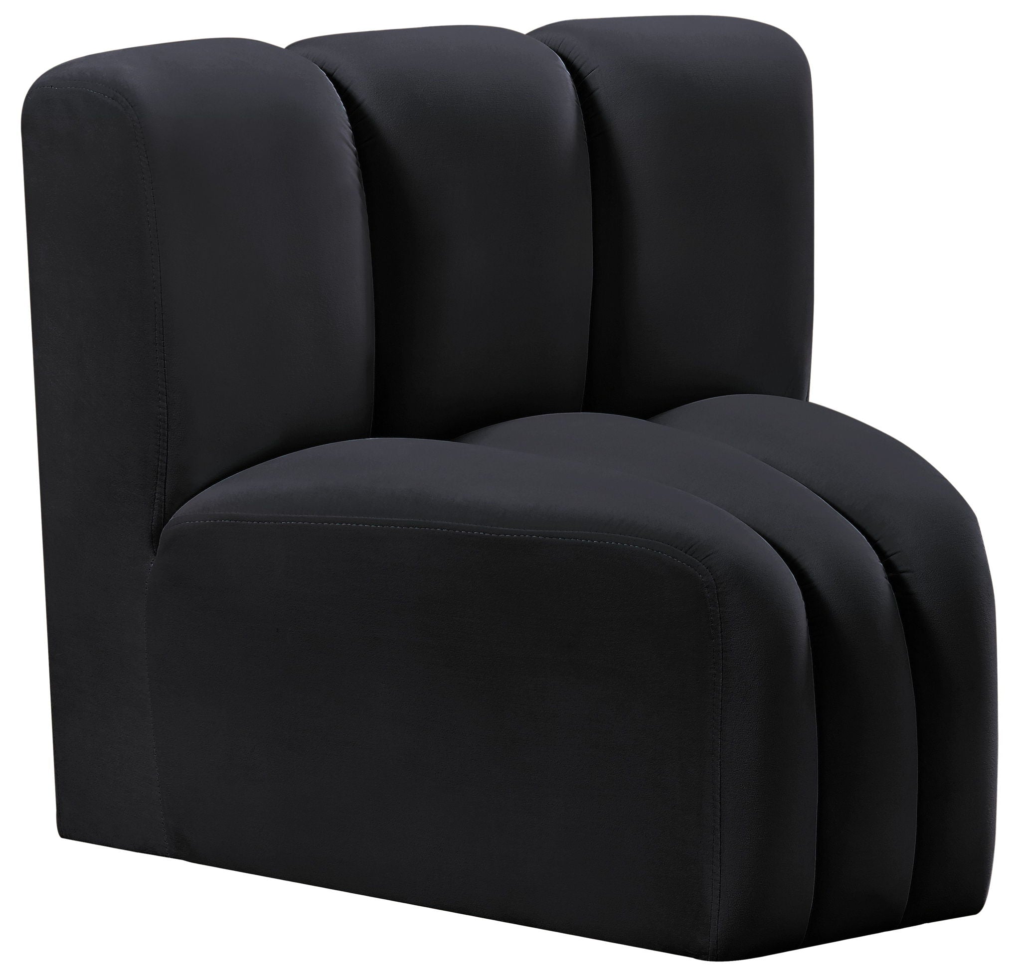 Arc - Velvet Curved Corner Chair