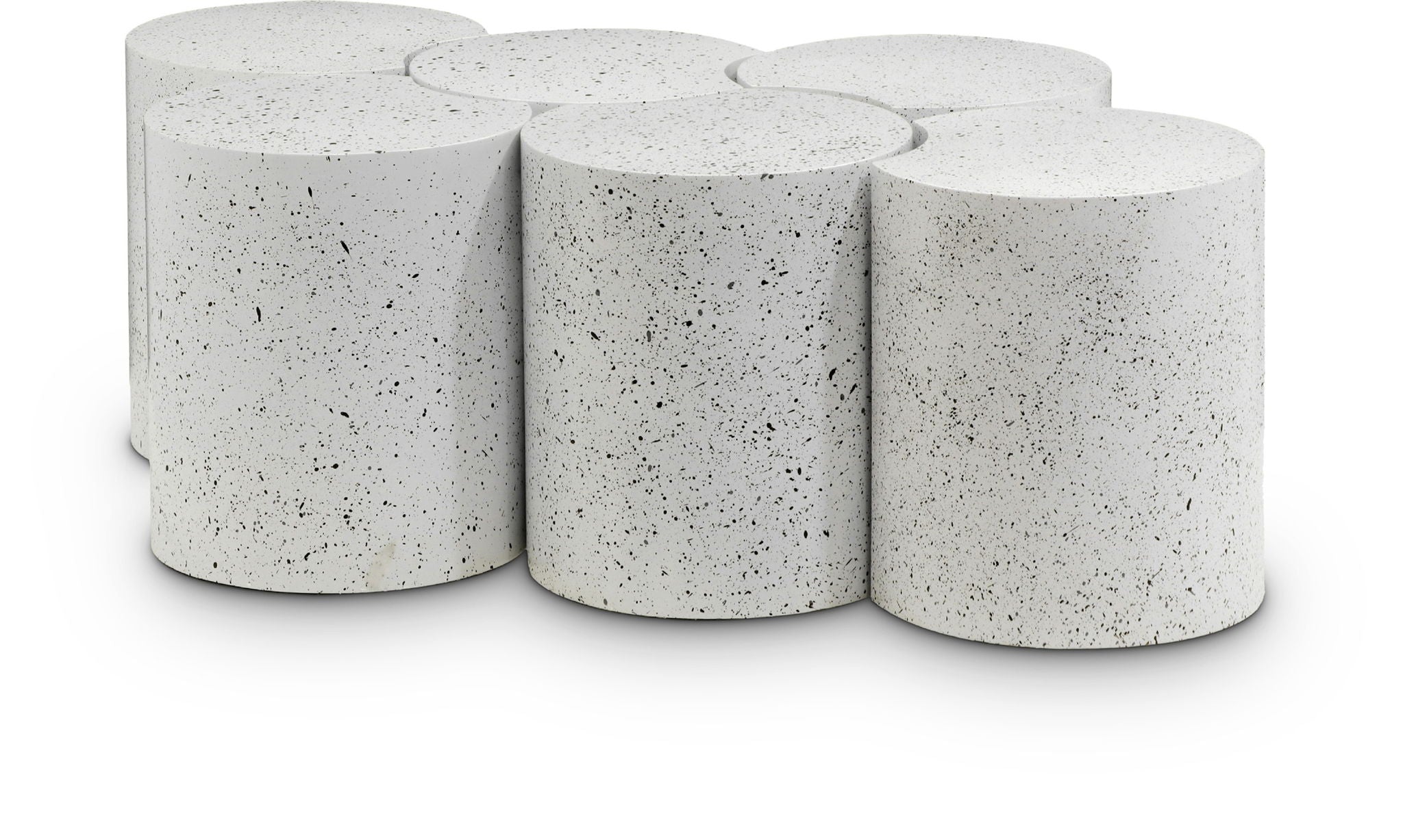 Dimple - 6 Piece Modular Coffee Table - Terazzo Finish