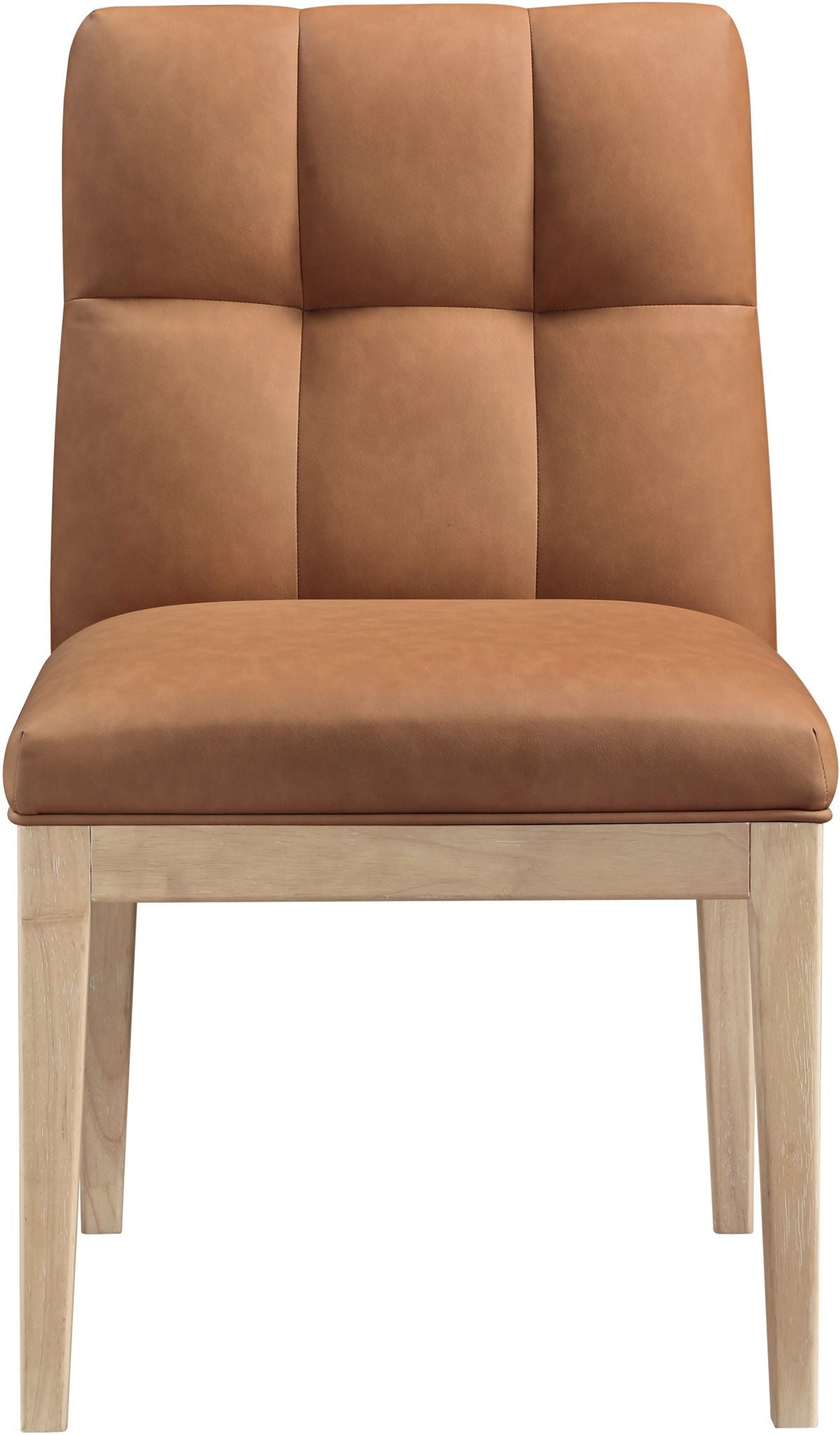 Adrian - Dining Side Chair (Set of 2) with Light Brown Legs