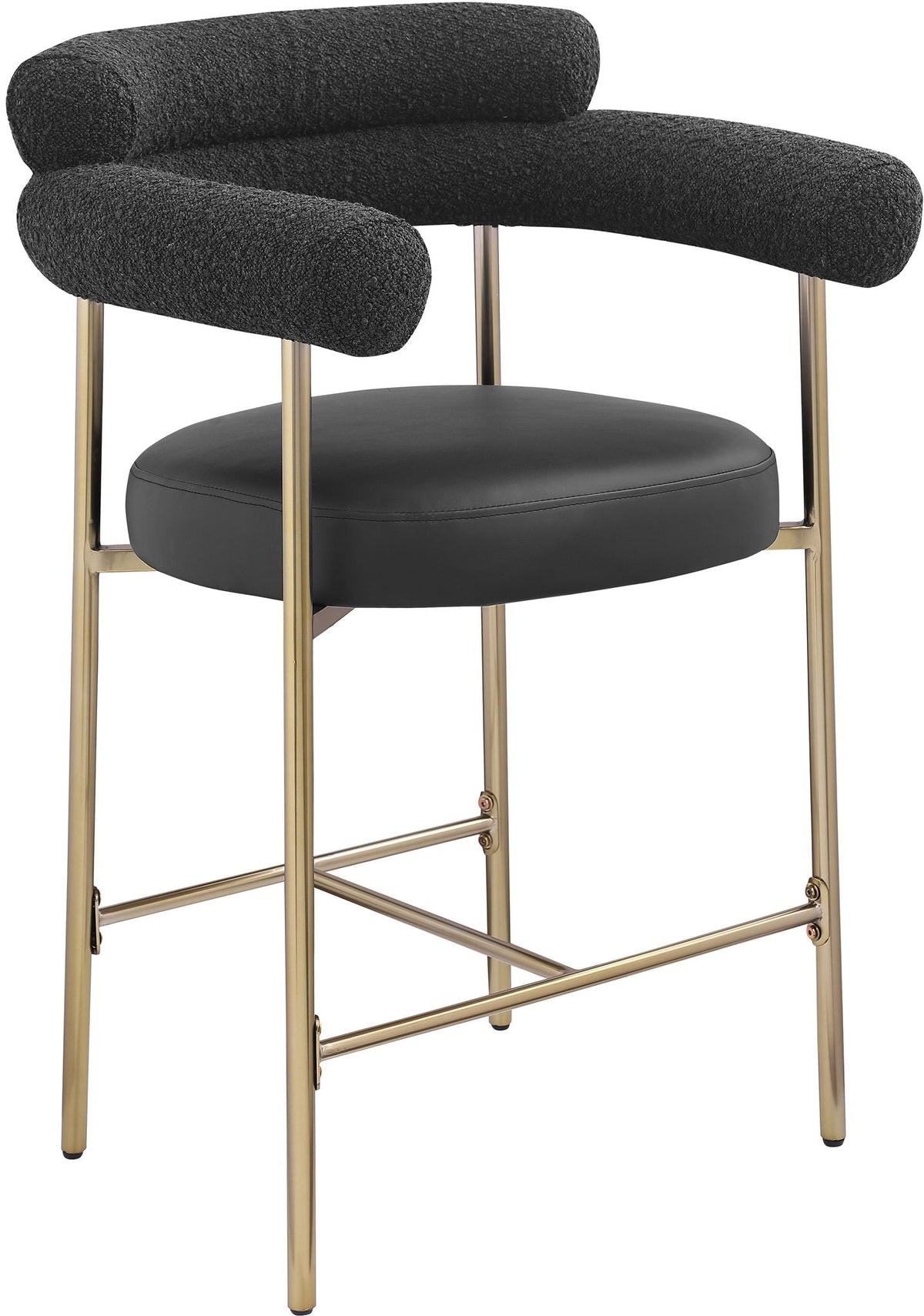 Blake - Counter Stool (Set of 2) with Bronze Legs