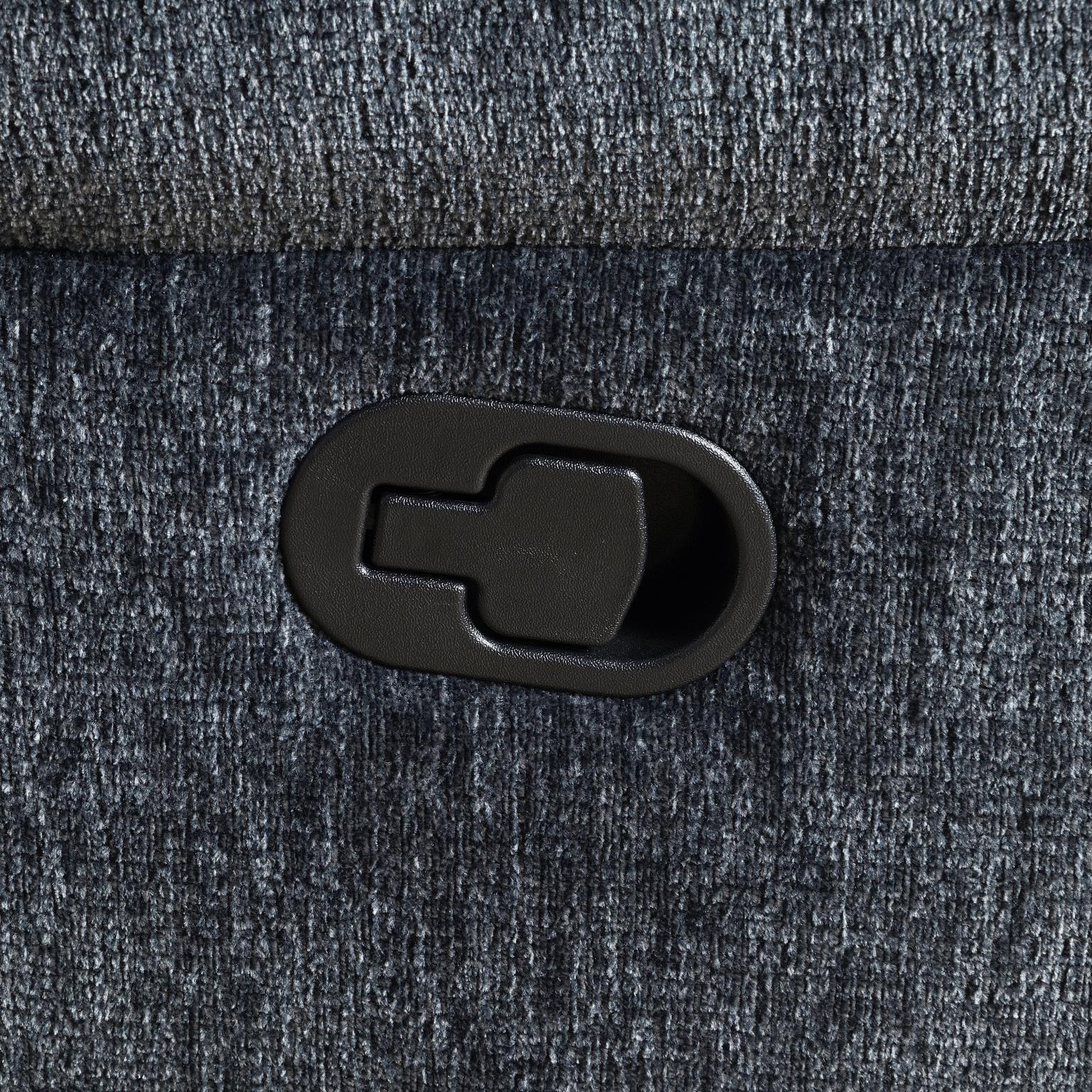 U179 - Motion Loveseat - Charcoal Gray