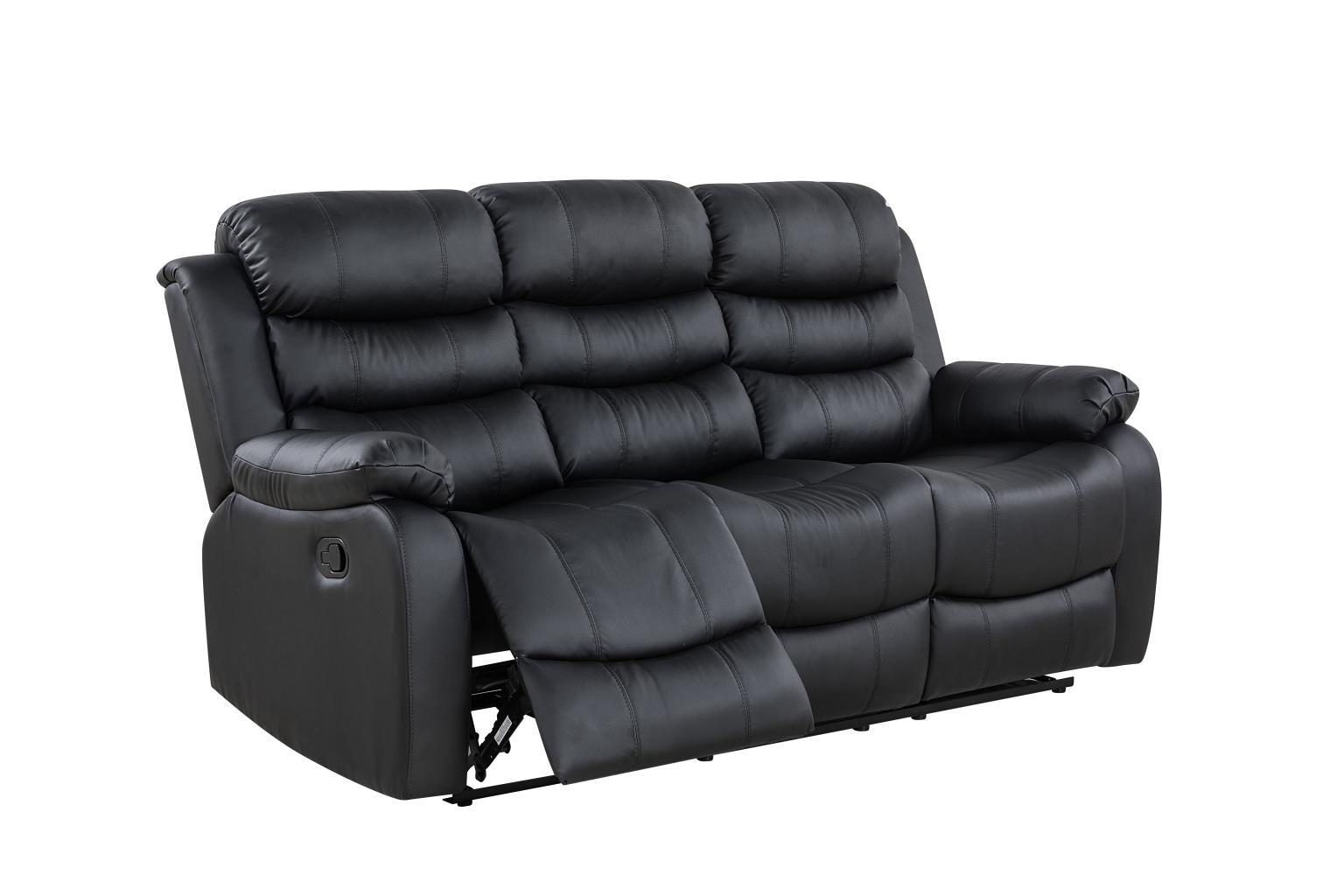 U190 - Motion Loveseat - Black