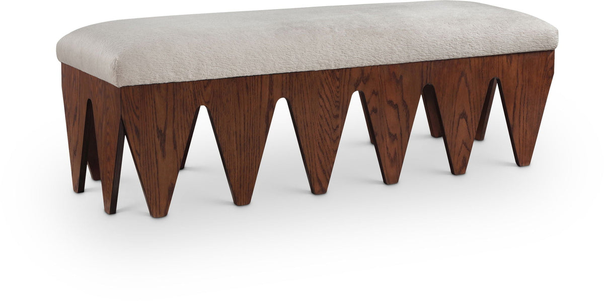 Altair - Bench with Dark Brown Base