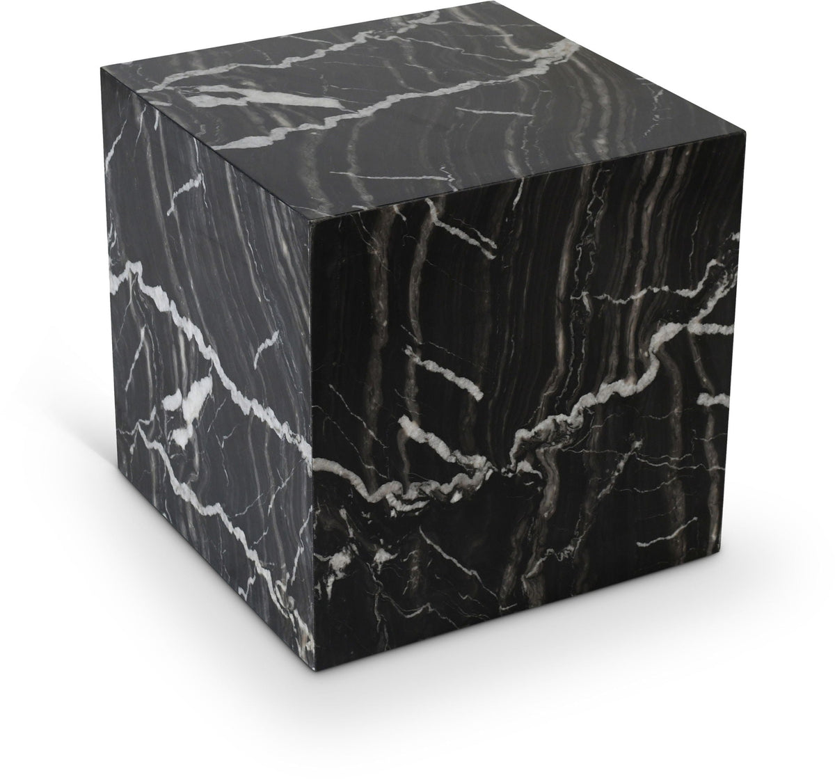 Bolzano - Marble & Travertine Table - Black