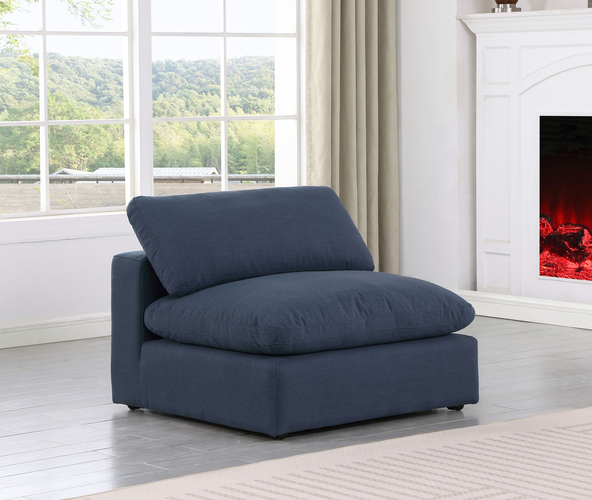 Comfy - Linen Armless Chair