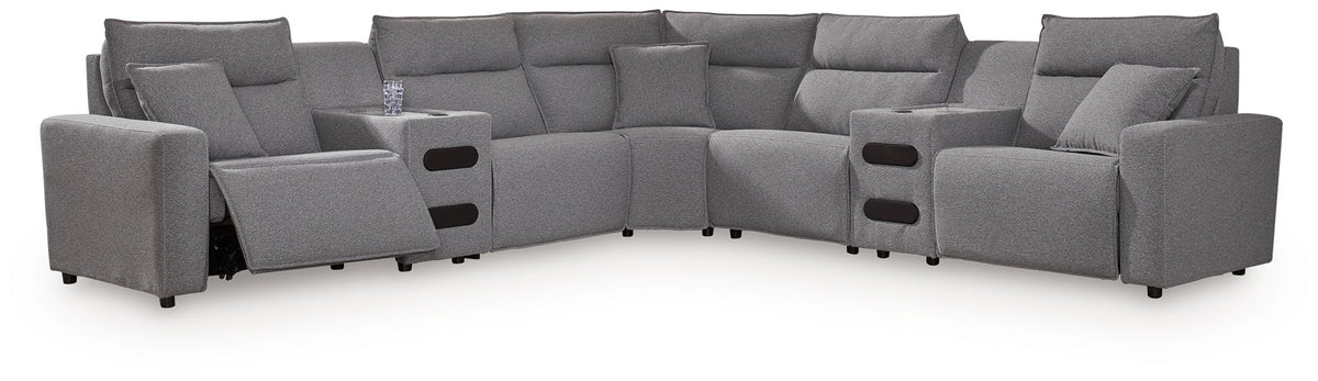 Modmax II 7-Piece Reclining Modular Sectional — view 7