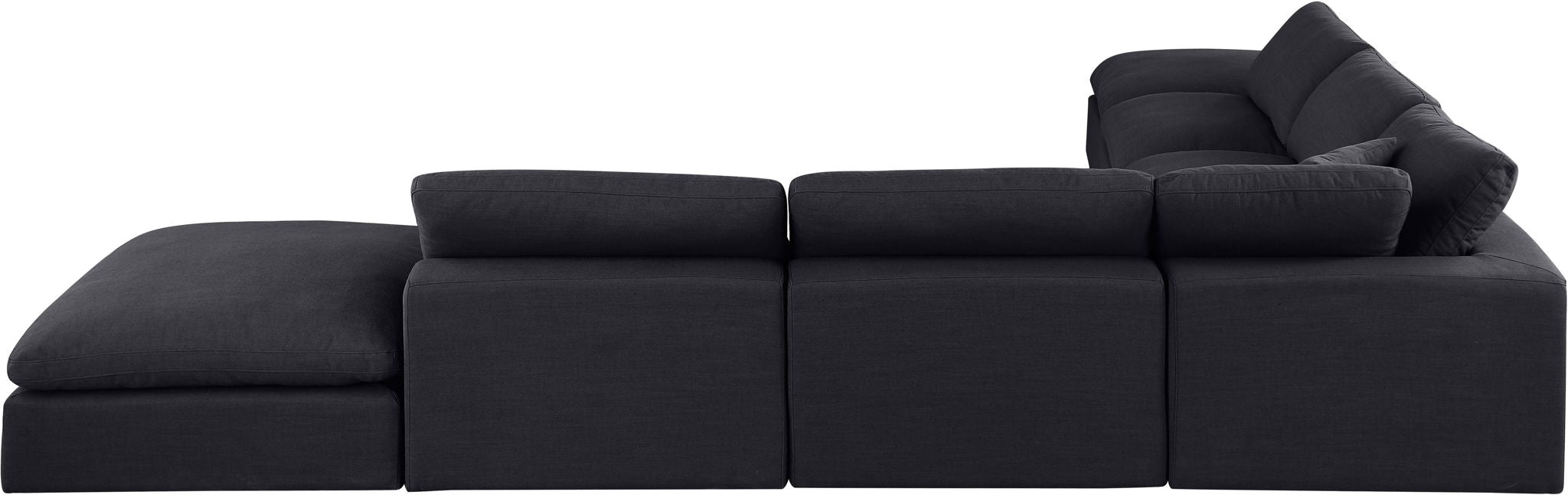 Comfy - 7 Piece Linen Modular Corner Sectional