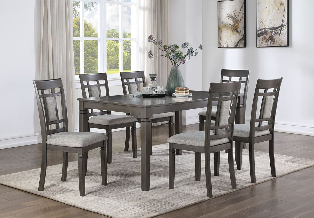 D2020 Dining Set — Table & 6 Chairs