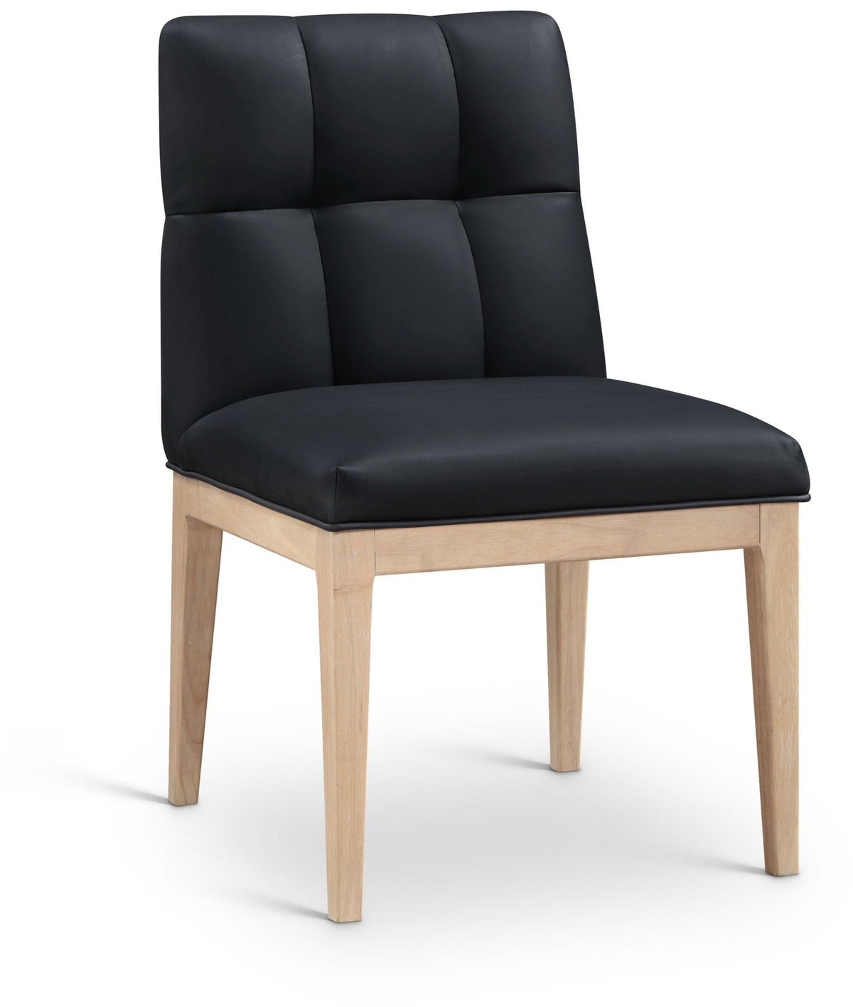 Adrian - Dining Side Chair (Set of 2) with Light Brown Legs