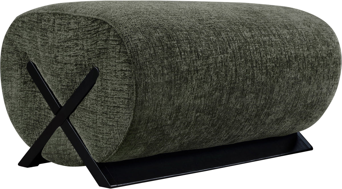 Akira - Fabric Upholstered Ottoman - Ottoman