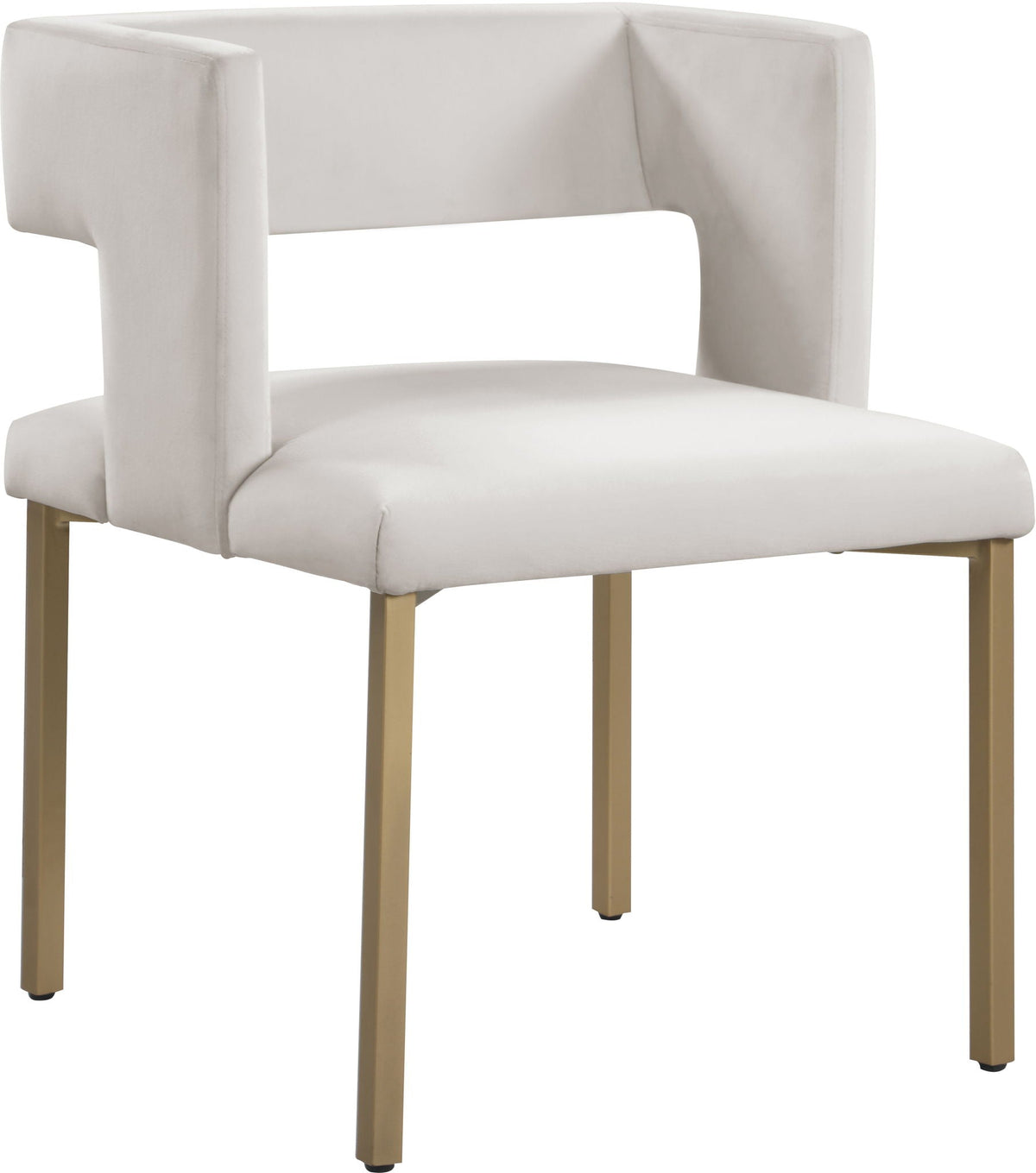 Caleb - Dining Chair (Set of 2) with Gold Legs
