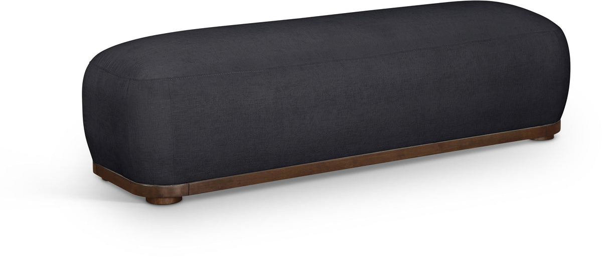 Calum - Bench with Dark Brown Frame