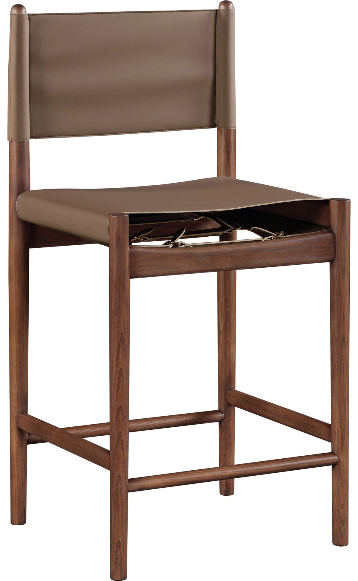 Rawlins - Counter Stool with Walnut Frame
