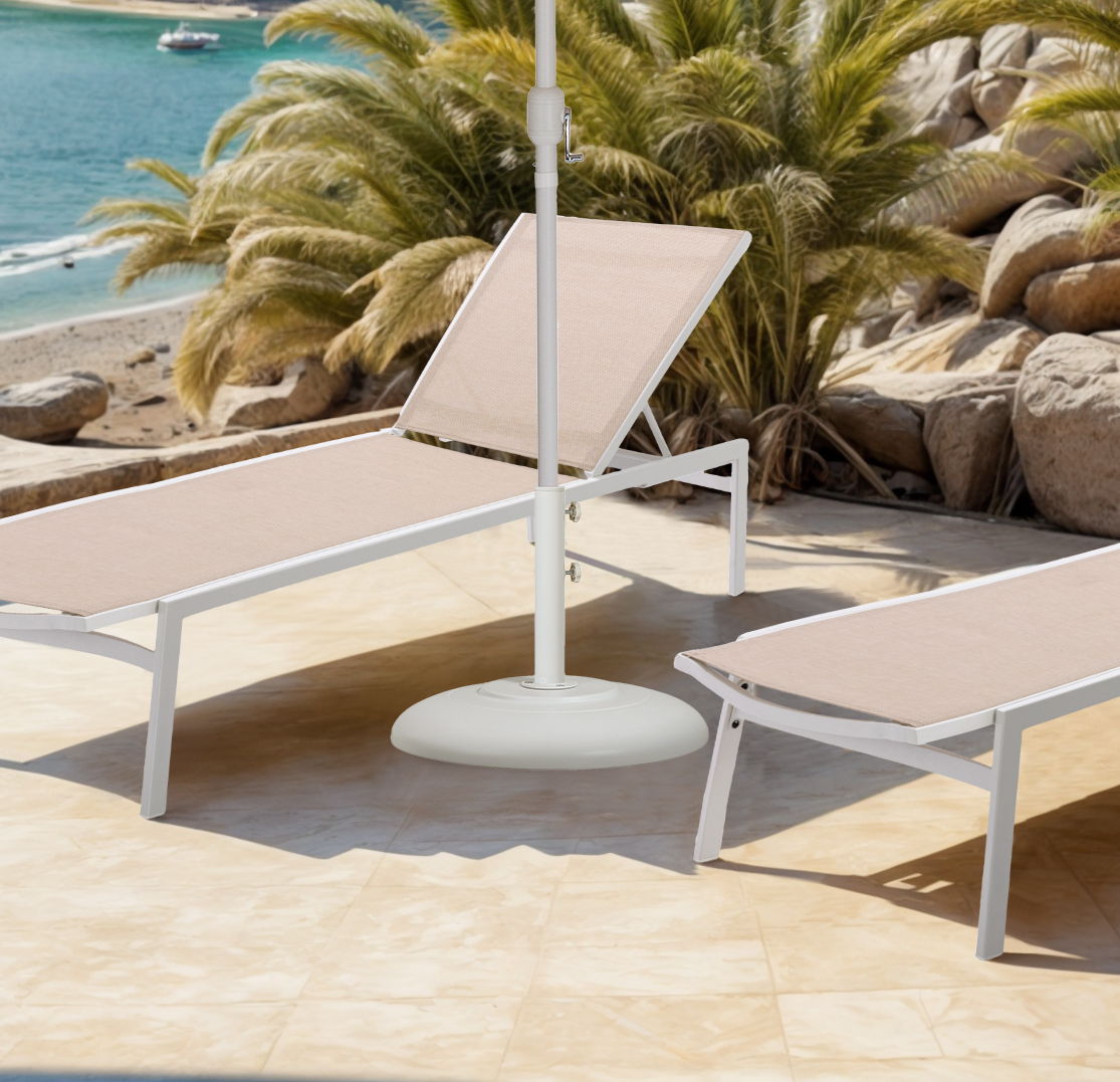 Cozumel - Steel Patio Umbrella Base