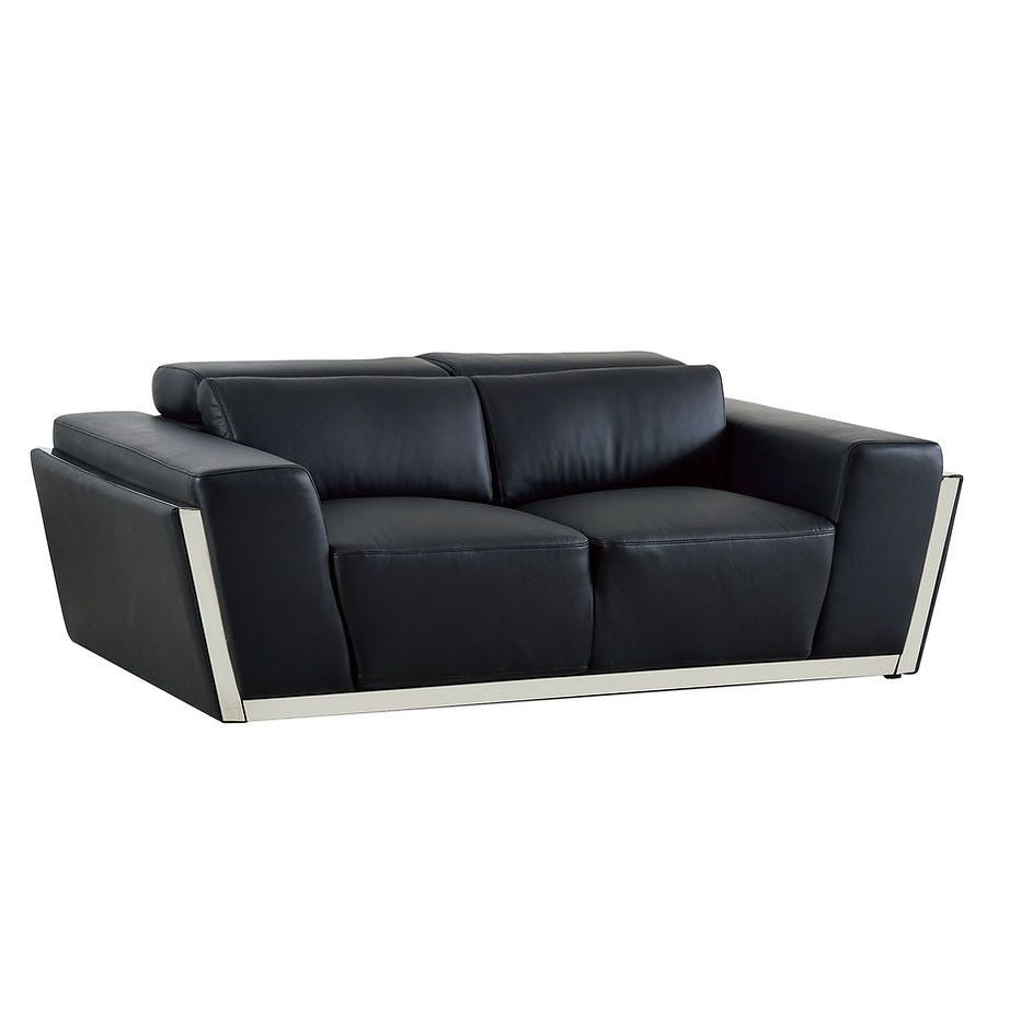 Domo Italian Leather Match Living Room Set