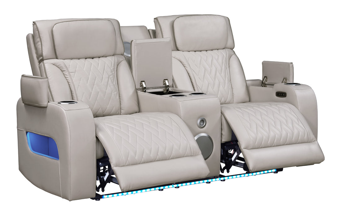 Dubai 3PC Power Reclining Set — Drop-Down Table & Wireless Charging