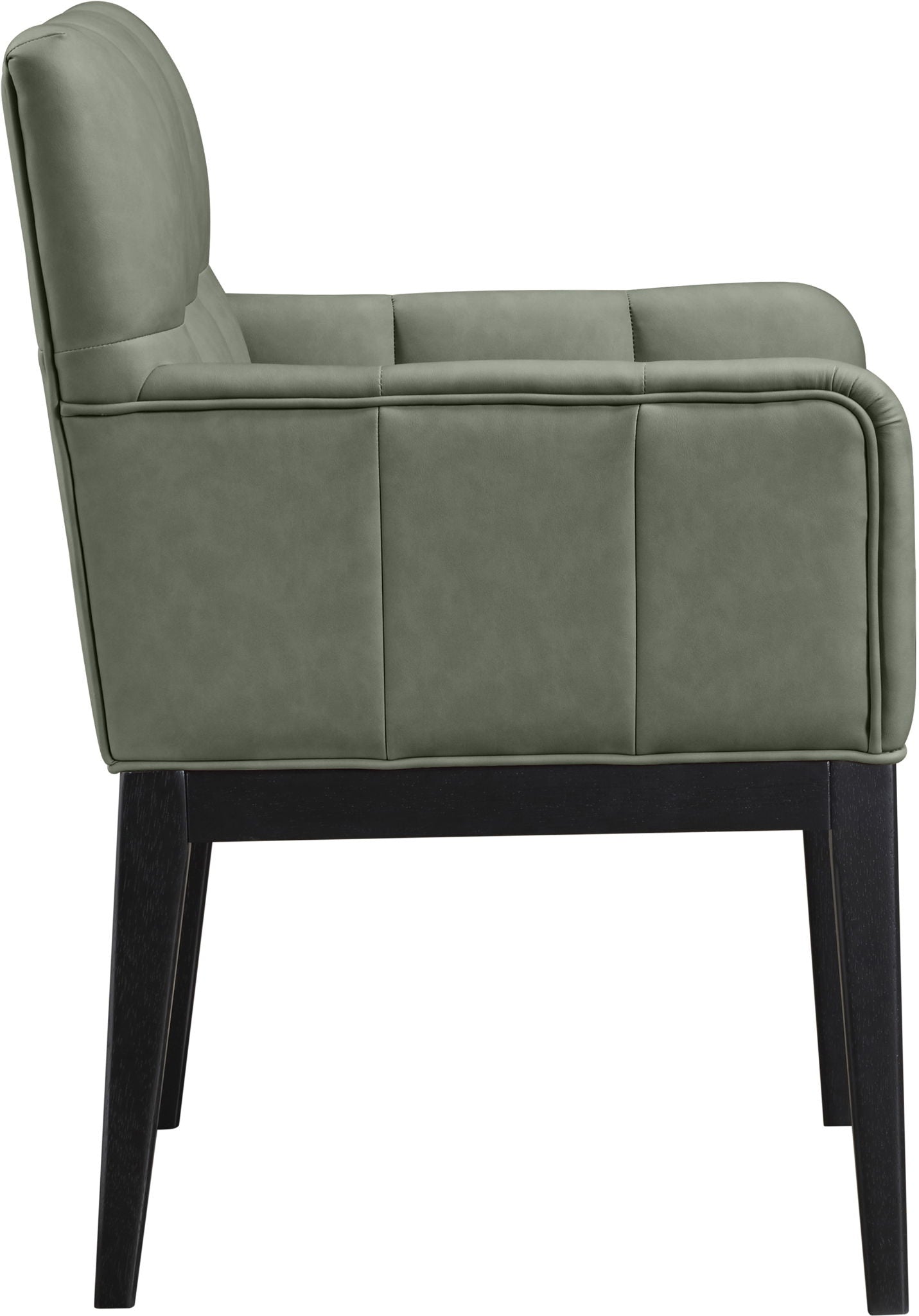 Adrian - Dining Arm Chair (Set of 2) - Black Legs