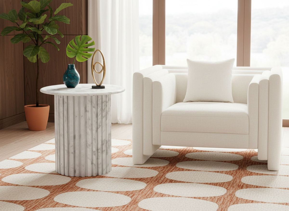Genoa - Marble & Travertine Table - Table