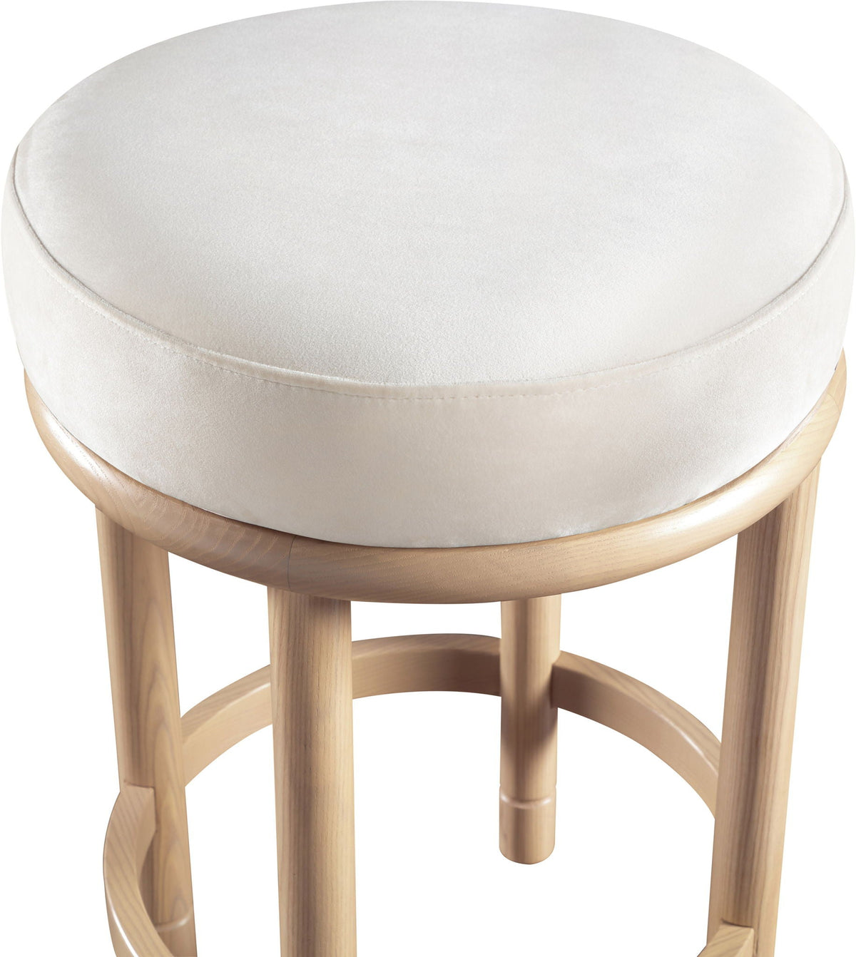 Monette - Counter Stool with Natural Base
