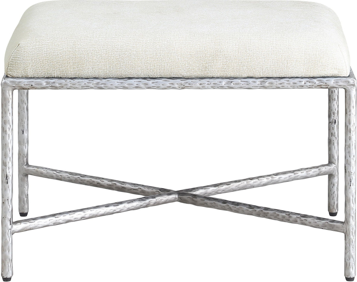 Valley - Bench with Silver Frame
